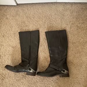 Ugg Black Boots Leather